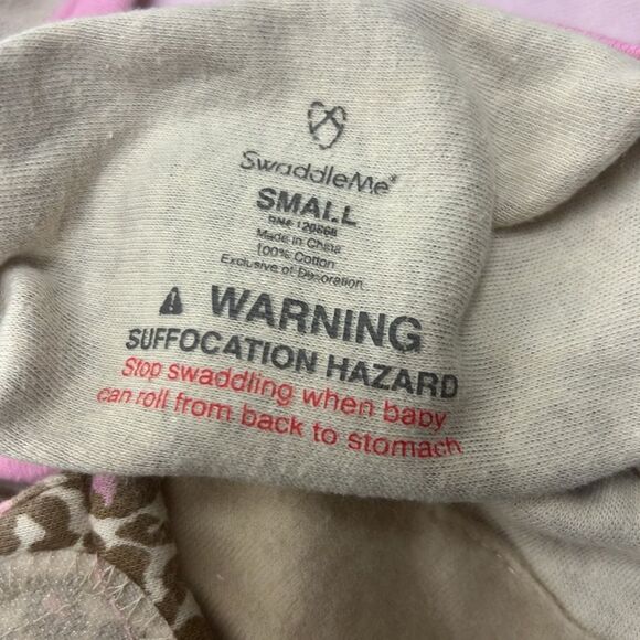 Swaddle Me Infant Animal Print Cotton Swaddle EUC size small - Picture 7 of 9